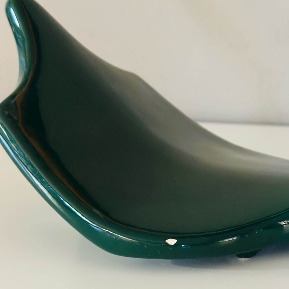 GREEN SALE 🍀 Dark green ceramic swan - Picture 7 of 12
